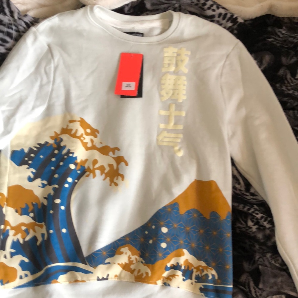 Blind rooster “the great wave” sweatshirt